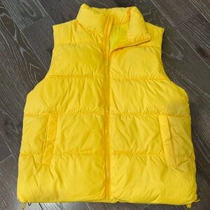 Sunny Yellow Puffer Vest